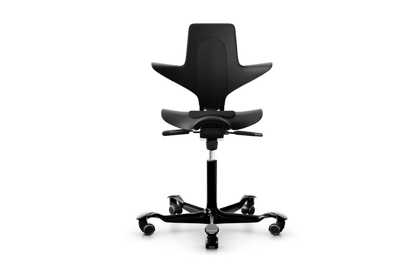 HAG-Capisco-Puls-8010 bureaustoel Xtreme-zwart-zwart
